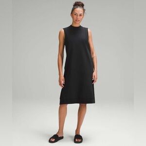 Lululemon Black Sleeveless French Terry Dress, size 8